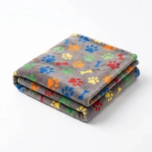 Custom Print Fleece Pet Blanket Soft Flannel Dog Throw Cozy Travel Puppy Bed Couch Cover