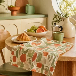 Custom Printed 100% Cotton Kitchen Dish Towel High Quality Premium Super Absorbent Heavy Duty Customizable Tea Towel