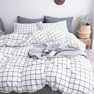 Custom Printed 100% Microfiber Polyester Comforter Bedsheets and Pillow Cases Set 3-4PCS Bed Sheet
