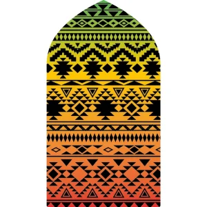 Custom Printed 4mm Thick Carpet Suede Rubber Muslim Prayer Mat