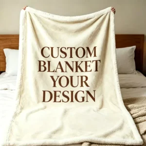 Custom Printed Blanket Personalized Pet Photo Design Handmade Throw for Memorial Gift Home Living Room Sofa Decor