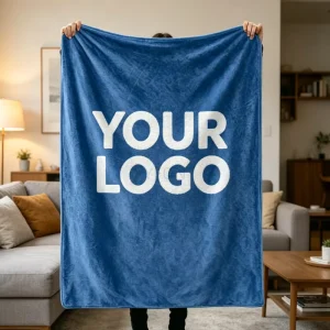 Custom Printed Blanket Soft Fleece Throw for Living Room Home Decor Washable Cozy Sofa Bedding Gift