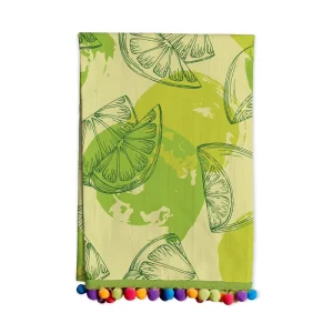 Custom Printed Cartoon Pattern Eco Friendly Cotton Twill Kitchen Towels for Brand Marketing and Retail Use
