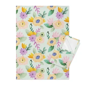 Custom Printed Cartoon Pattern Eco-Friendly Tea Towels Service Cotton Canvas Kitchen Towels with Logo No MOQ for Brands