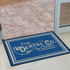 Custom Printed Commercial Entrance Door Mat with Rubber Backing Stain Resistant Personalised Door Mat for Commercial Entrance