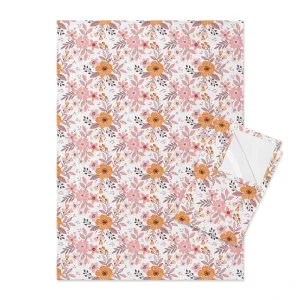 Custom Printed Cotton Linen Kitchen Tea Towels with Digital Print Cartoon Pattern for Boutique Retail Stores
