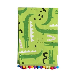 Custom Printed Digital Print Cartoon Linen Blend Eco Friendly Quick Dry Kitchen Tea Towels for Premium Retail Brands