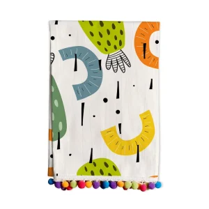 Custom Printed Digital Print Cartoon Pattern Tea Towels Customized Eco Friendly Cotton Kitchen Towels No MOQ for Entry Retail