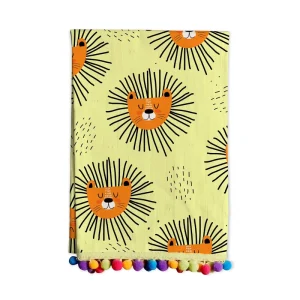 Custom Printed Digital Print Cartoon Pattern Tea Towels Customized Eco Friendly Quick Dry Cotton Linen Blend for Upscale Stores