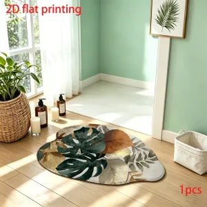 Custom Printed Eco Friendly Sponge Waterproof Floor Mat OEM ODM Area Rug Living Room Bedroom Kitchen Absorbent Washable Rug