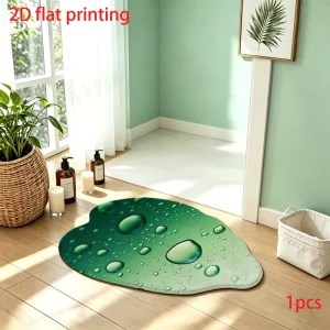 Custom Printed Eco Friendly Sponge Waterproof Floor Mat OEM ODM Area Rug Living Room Bedroom Kitchen Absorbent Washable Rug