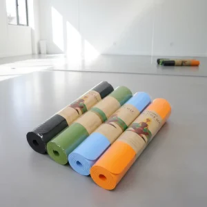 Custom Printed Eco friendly TPE Yoga Mats Gym Thick Yoga Mat Set With Logo Travel Non Slip Yoga Mats