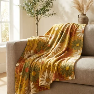 Custom Printed Flannel Blanket 210GSM Soft Cozy Throw for Sofa Bed Warm Lightweight Fleece Blanket