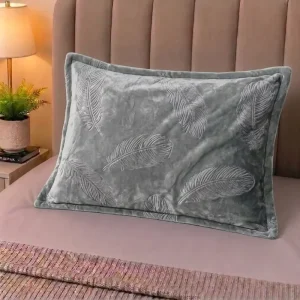 Custom Printed Flannel Pillow Cover Plush Flannel Pillowcase Zipper Cushion Cover Home Bedding