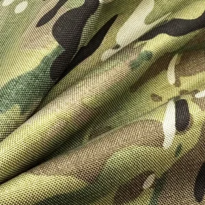Custom Printed High Strength Camo Cordura Nylon Oxford Fabric PU Coating 100% Woven Technics Waterproof Outdoor Gear Bag Garment
