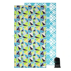 Custom Printed Microfiber Beach Towel Super Absorbent Quick Dry Soft Lightweight Sand Free Summer Made Polyester Oeko-Certified