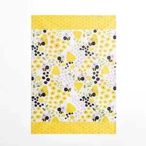Custom Printed Pattern Reusable Washable Soft Thick Kitchen Accessories for Restaurants and Home Cotton Tea Towel