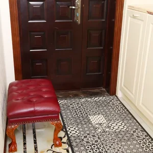 Custom Printed Plush Classic Washable Non Slip PVC Door Mat Kitchen and Outdoor Rug