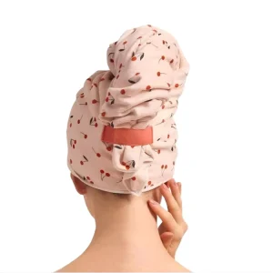 Custom Printed Quick Dry Microfiber Hair Drying Towel Lightweight Hair Wrap Towel for Bath Travel