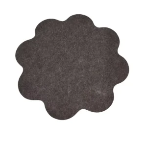 Custom Printed Solid Pattern Felt TPR PE Coated Anti Slip Cushioned Floor Mat for Shower Pool Garage Pet Bed Rug OEM