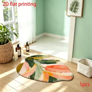 Custom Printed Sponge Waterproof Eco Friendly Floor Mat OEM ODM Area Rug Living Room Bedroom Washable Anti Slip Custom Logo
