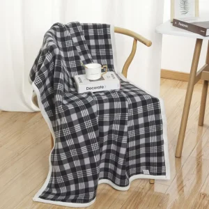 Custom Printed Throw Blanket Polyester Fleece Throw Blanket for Sofa