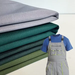 Custom Printed Twill 235gsm Woven Professional Workwear Fabrics for Boys Elastane 85% Polyester 15% Lyocell
