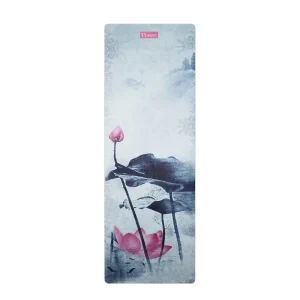 Custom Printed and Logo Suede 4mm Thick Eco friendly Anti Slip Exercise Fitness Mat Yoga Mat for Universal Gym & Sport Use
