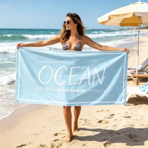 Custom Printing High Quality Recycled Microfiber Beach Towels Sand Proof Quick Dry Beach Towel Beach Towel