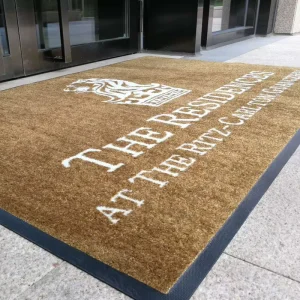 Custom Printing Logo Door Mat Entrance Nylon Doormat Heavy Duty Dust Remove Floor Mat Commerical Welcome Rubber Outdoor Mats