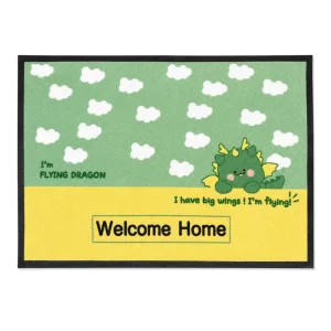 Custom Printing Logo Door Mat Indoor Outdoor Entrance Nylon Doormat Heavy Duty Dust Remove Floor Mat