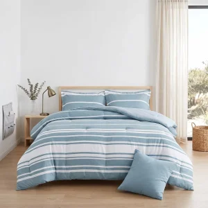 Custom Printing Royal Blue Comforter Sets 300TC Polyester Simple Luxury King Size Bedding for Wedding Hotel Home OEM ODM