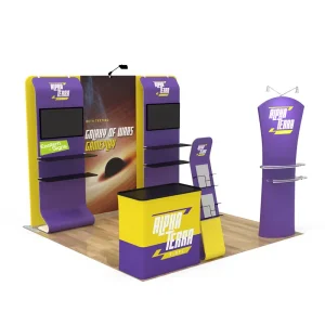 Custom Printing Trade Show Tension Fabric Backdrop Display Booth Promotion Advertising Exhibition Booth
