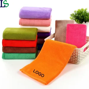 Custom Private Logo Microfiber Hand Towel For Beauty Salon Barbershop Durable Spa Facial Hair Towels For Gift