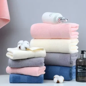 Custom Quality Gift Luxury Bath Towel Cotton Towel Sets Soft Super Absorbent Bath Towel With Gift Box