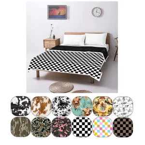 Custom Quilted Blanket Western Camo Design Multiple Sizes All Season Throw for Home Decor Christmas Gift Adult Kids