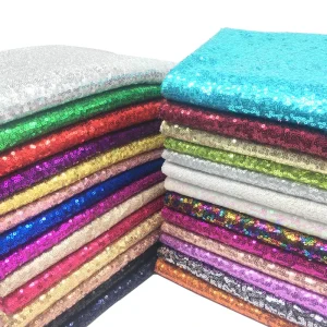 Custom RXF0725 Fashion Luxury Sliver Colorful Polyester Embroidery Dense Sequin Mesh Tulle Fabric for Dinner Dress