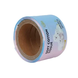 Custom Roll-Film Bags for Cotton-Tissues Paper Towels Wet Wipes Composite-Material Printed Packaging Fully Automatic Packaging