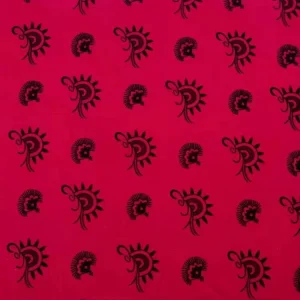 Custom Rose Red or Dark Green 100% Polyester Printed Ofa Cushion Upholstery Woven Micro Velvet 5000 Fabric