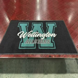 Custom Rubber Backed Nylon Doormat Nylon Entrance Sports Team Logo Panel Rug Top Letter with Logo Carpet Runner