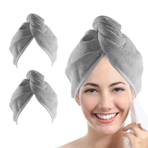 Custom SPA Super Absorbent Quick Dry Ultra Plush Microfiber Hair Towel Drying Wrap Salon Towel HairTurban for Women
