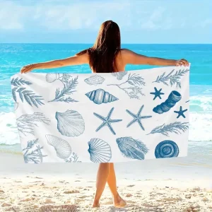Custom Sand Free Microfiber Beach Towel Quick Dry Waffle Beach Towel Absorbent Fleece Pool Summer Trendy Beach Towels