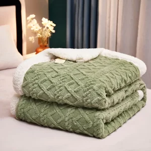 Custom Single Layer Solid Color Knitted Flannel Fleece Throw Blankets Floral Striped Character OEKO TEX Certified Four Seasons