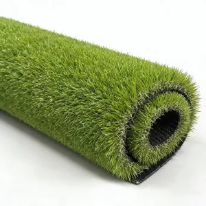 Custom Size 25mm Artificial Grass Carpet for Patio Balcony Realistic Weatherproof Synthetic Turf for Garden Landscape Decor