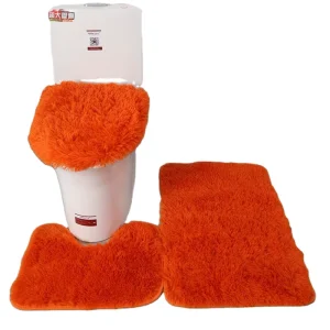 Custom Size Bathroom Mat Long Hair Thick Carpet Fluffy Bath Door Mat Rugs