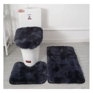 Custom Size Bathroom Mat Long Hair Thick Carpet Fluffy Decorative Bath Door Mat Rugs