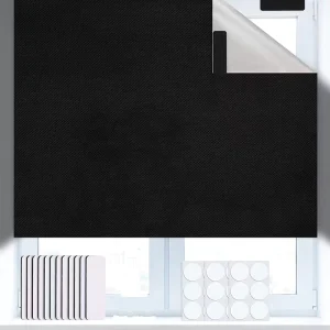 Custom Size Blackout Window Blinds Baby Bedroom Room Darkening Curtains
