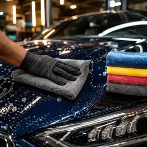 Custom Size Custom Package Microfiber Car Drying Towel OEM Service Super Plush Cloth for Professional Detailing