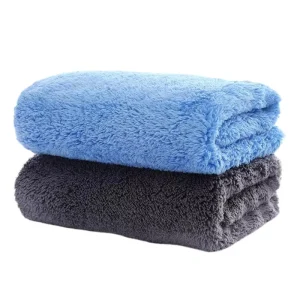 Custom Size Edgeless Super Plush 500gsm Lint Free Cleaning Scratch Free Detailing Microfiber Car Towel