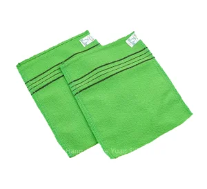 Custom Size Korean Exfoliating Bath Washcloth Exfoliating Glove Mitts
